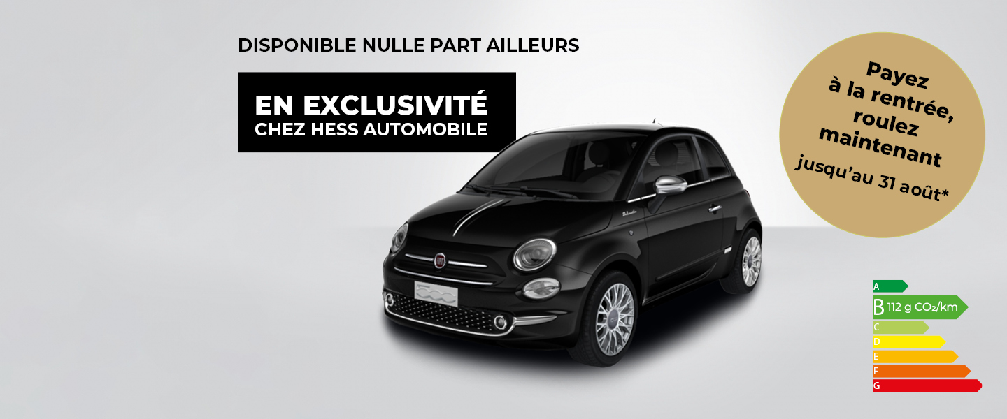 FIAT 500 Dolcevita Black Edition FIAT 500 Dolcevita Black Edition